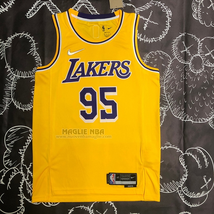 Maglia
 Juan Toscano-Anderson NO 95 Los Angeles Lakers Icon 75th Anniversary 2021-22 Giallo
